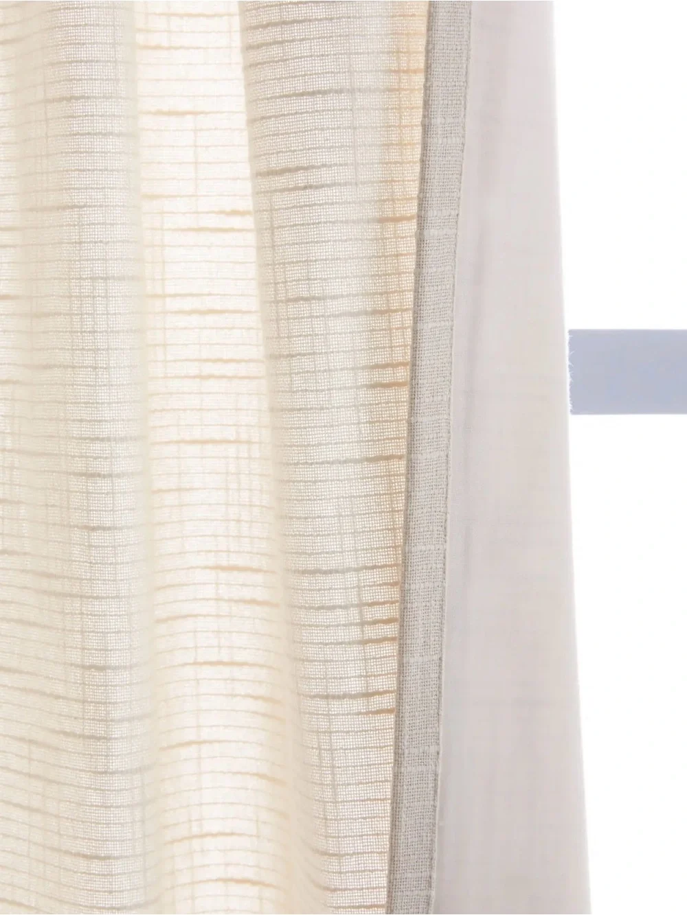 NWOT Quince Natural Cotton Slub Lined Curtain Panel 48x108 - Retail $60
